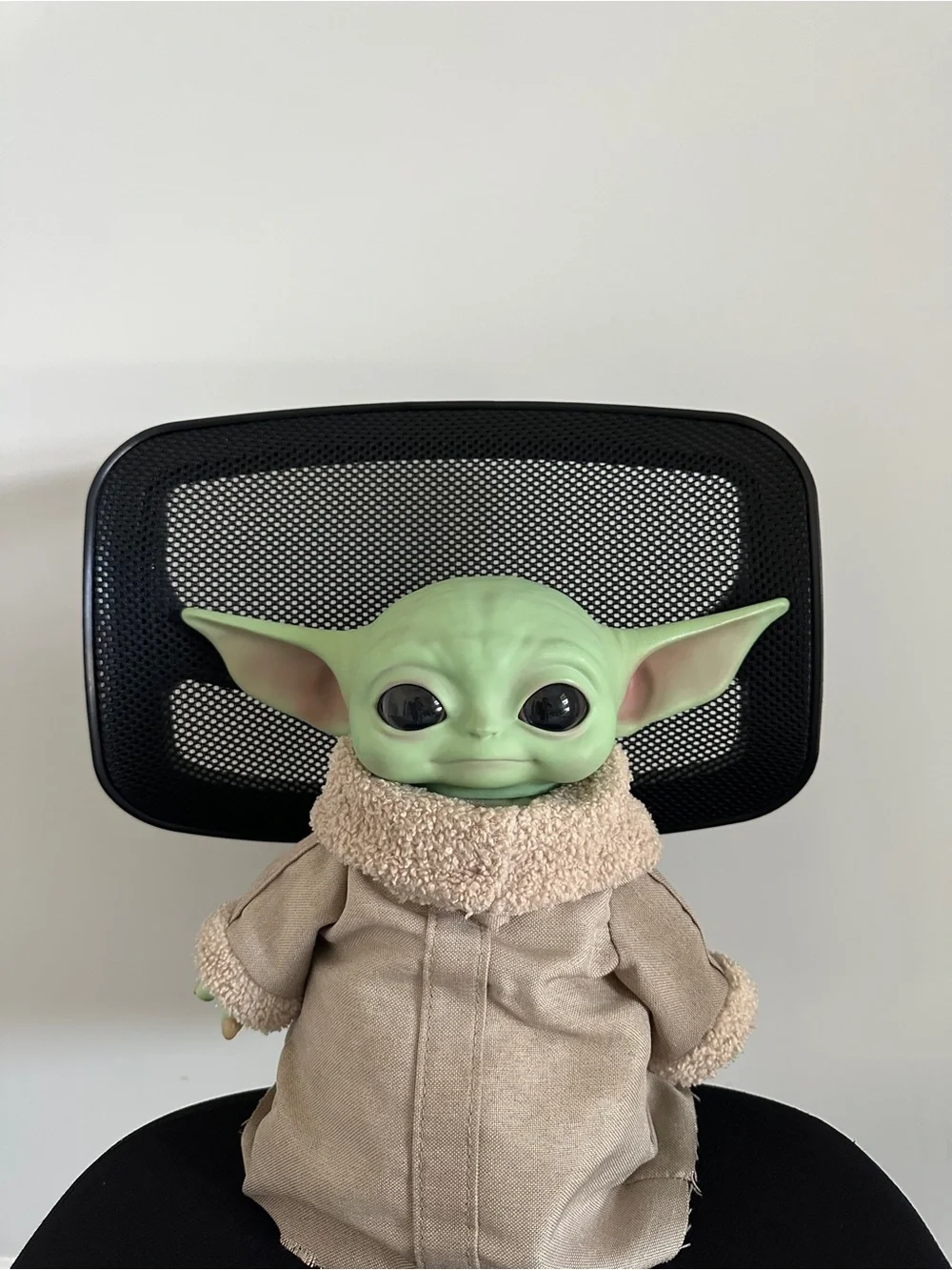 Mattel Star Wars Mandalorian Grogu Baby Yoda 11” Plush Soft Body Rubber Head👽🛸💚